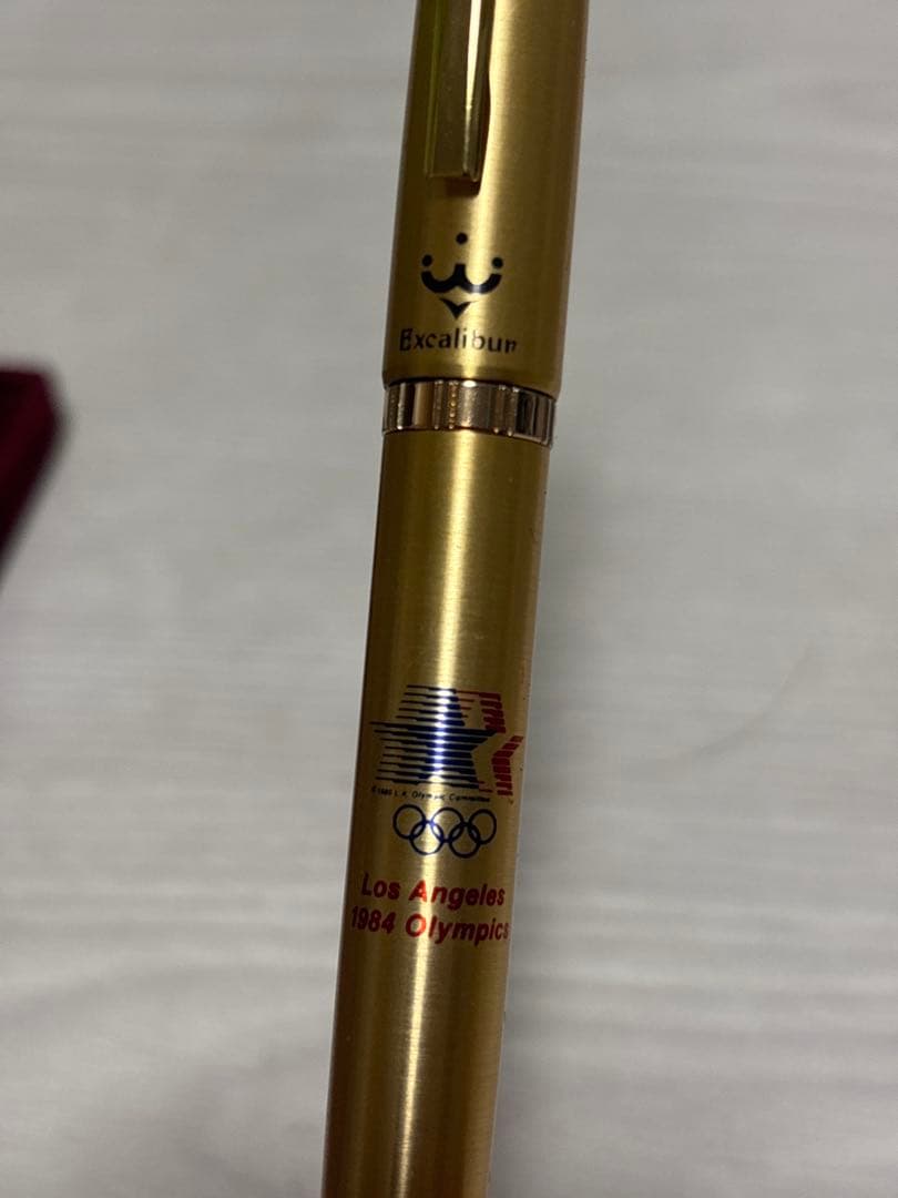 Pentel ロサンゼルスオリンピックボールペン ゴールド 【黄色