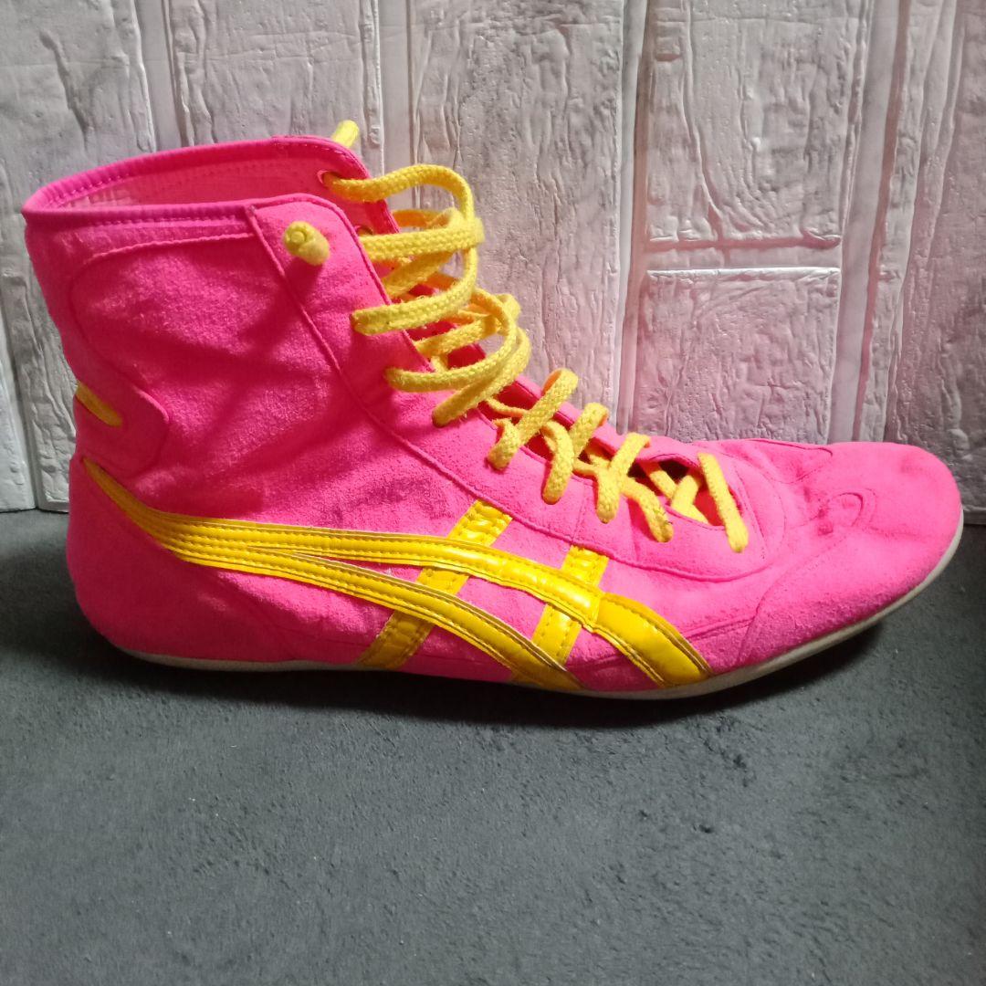 ASICS レスリングシューズ ピンク (旧オーダー)