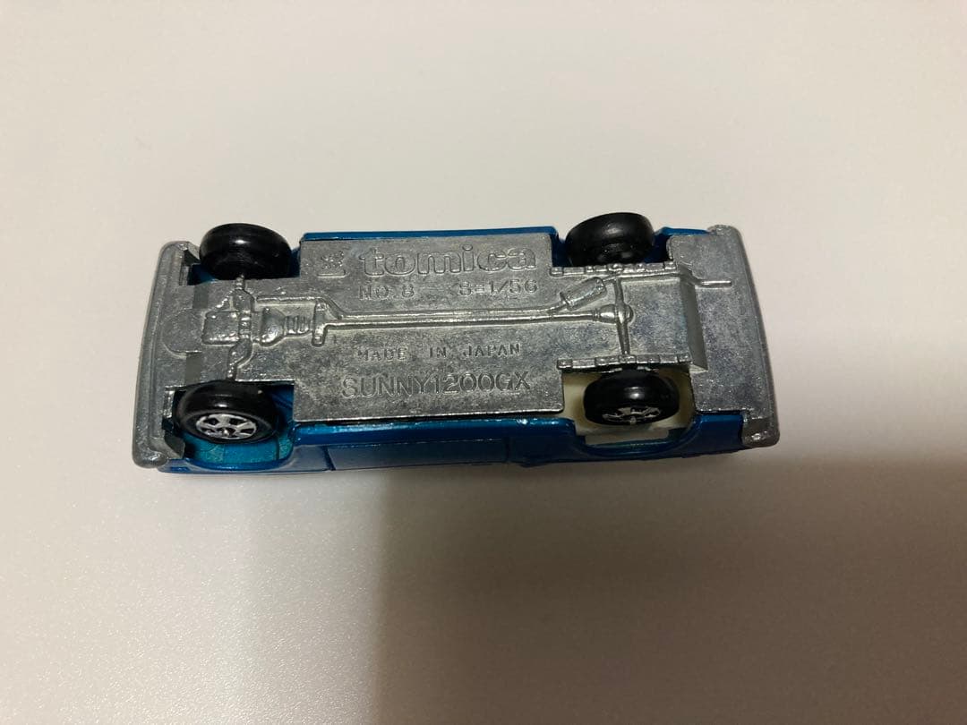トミカ　日本製　サニー　1200 クーペ　GX 1Aホイール