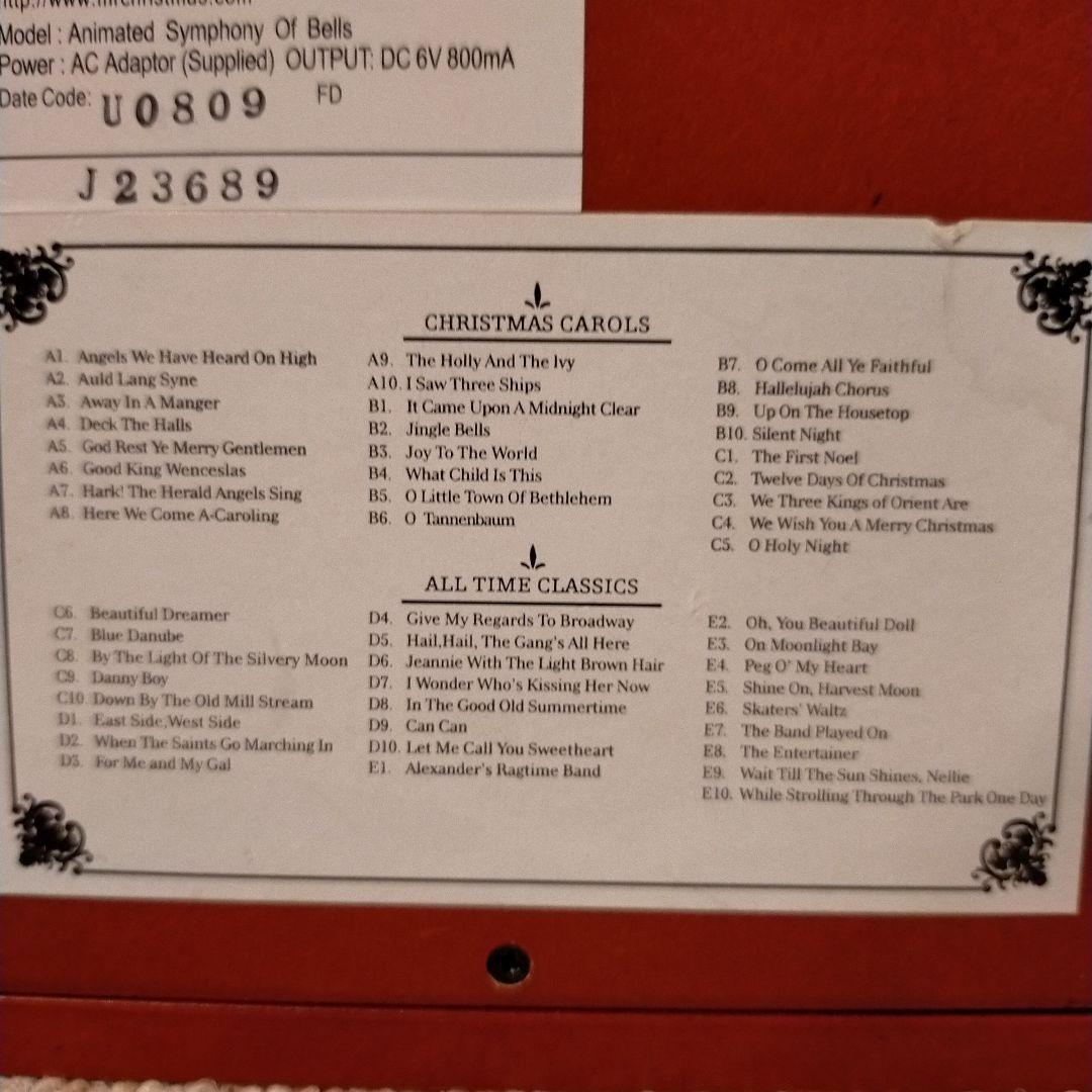 canty621　560 ミスタークリスマス オルゴール シンフォニー