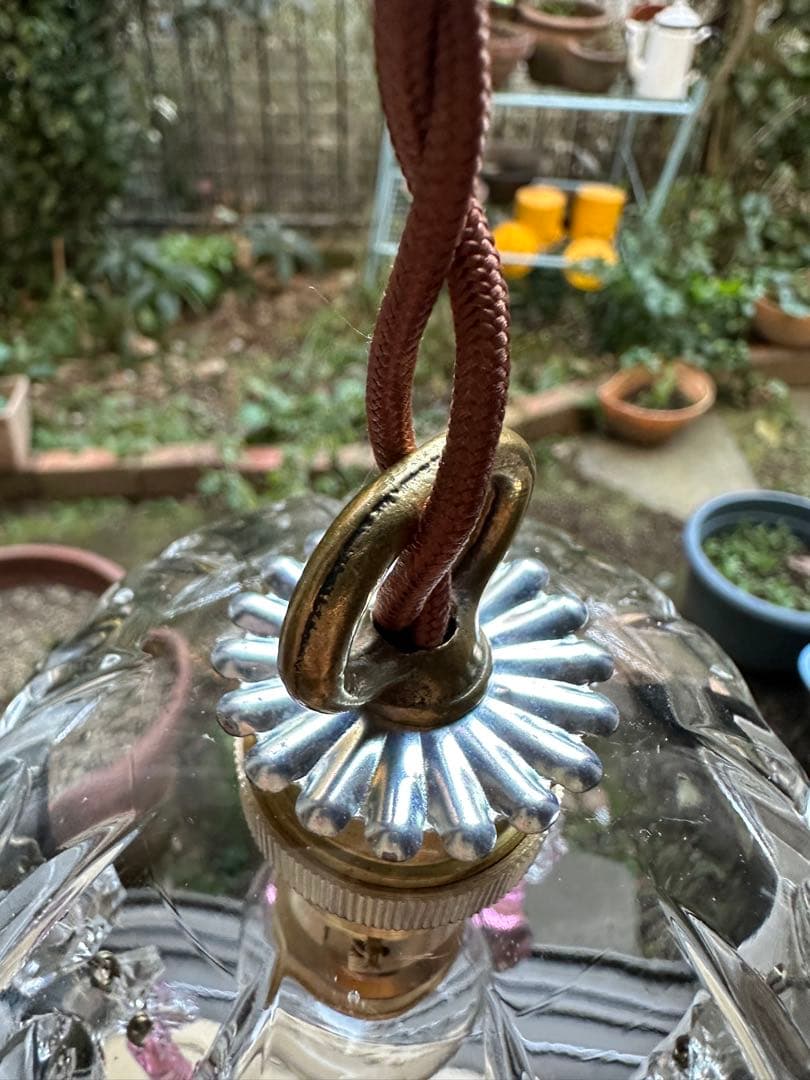 フランス アンティーク ピンク・ムラーノガラスの小さな可愛いミニ