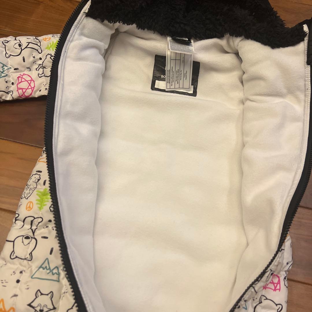 日本未発売？THE NORTH FACEベビーダウン　アウタースノーウェア動物柄