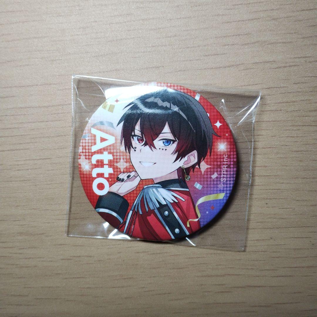 あっとくん すとふぇす缶バッチ - メルカリ