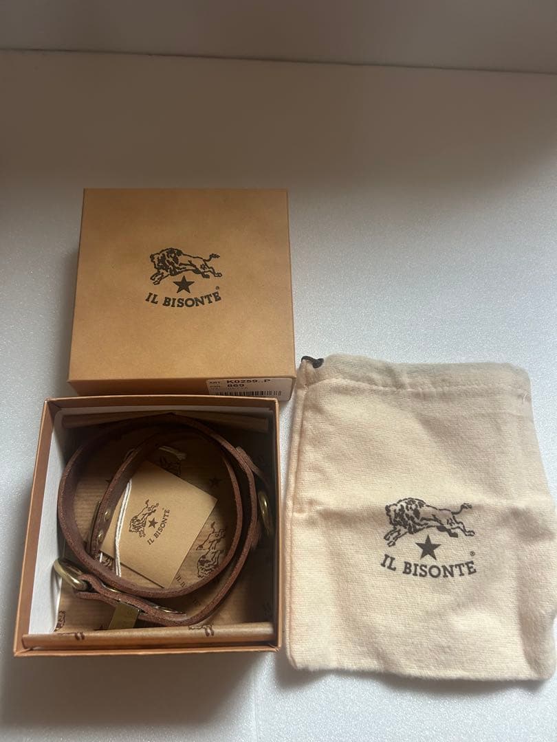 IL BISONTE 犬用品 茶 イルビゾンテ ドッグ リード 首輪 セット - メルカリ