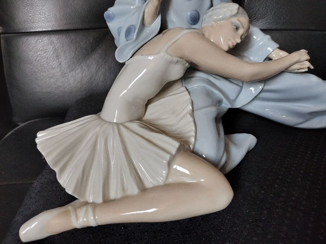 LLADRO　リヤドロ　道化師とバレリーナ