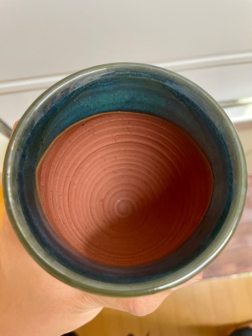 真焼　茶器　遊土里窯　常滑焼　コップ　陶器カップ