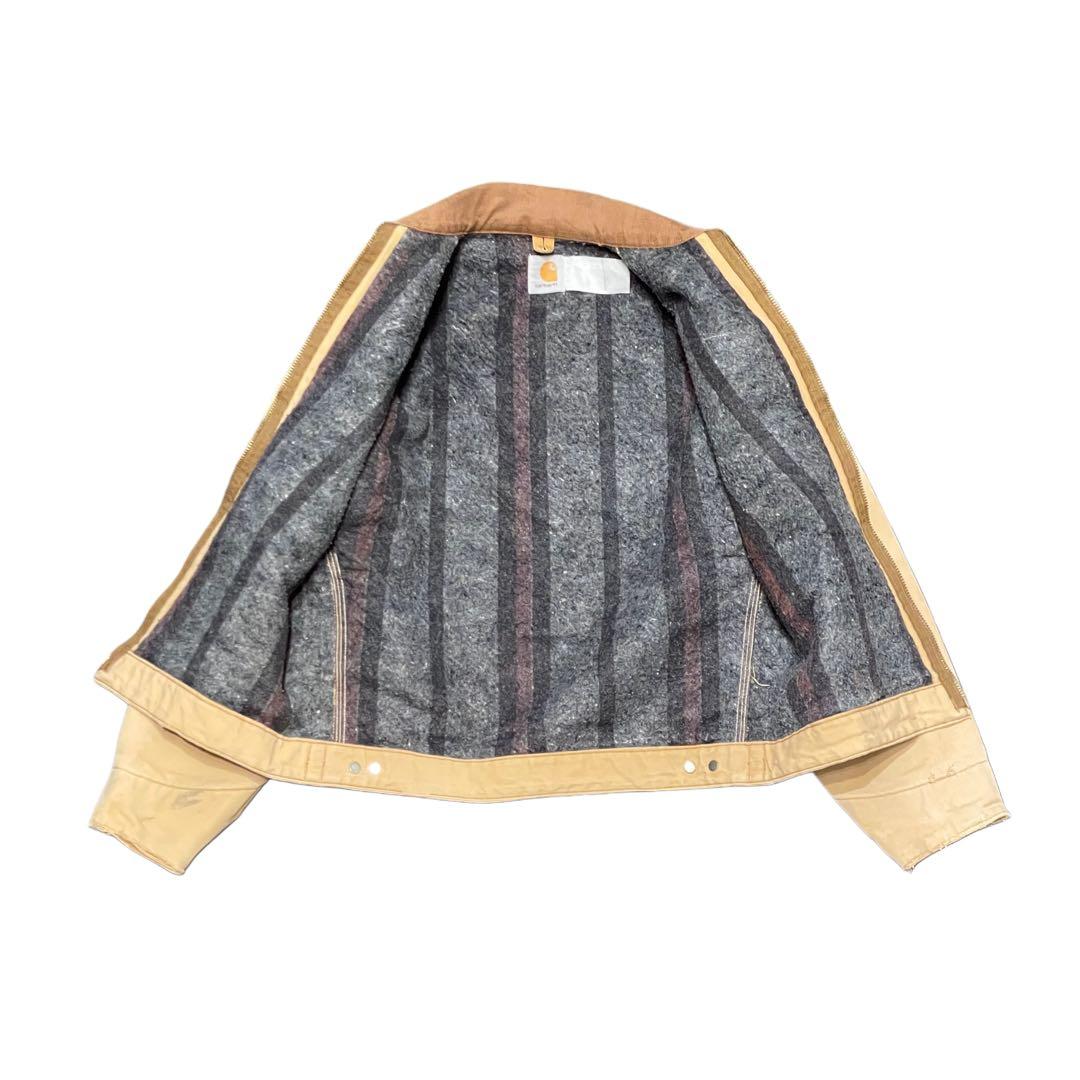 S】80s Carhartt デトロイト ジャケット ベージュ カーハート - メルカリ