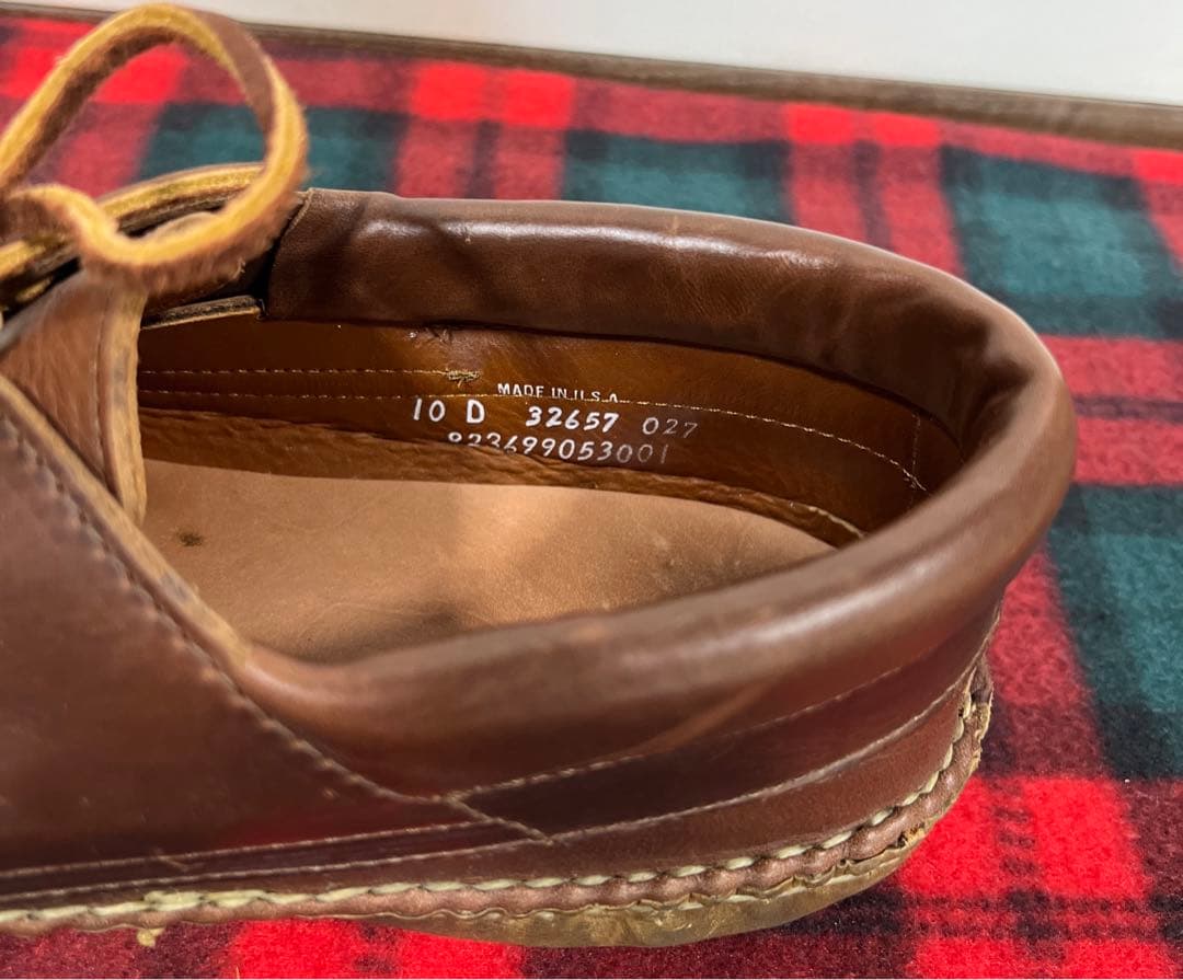 ダブルアールエル RRL ハンドソーンモカシン　10D アメリカ製