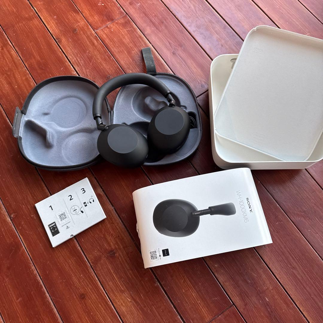 Sony WH-1000XM6 ワイヤレスヘッドホン ブラック Amazon.com: Sony WH-1000XM6/B Best Wireless Noise Canceling