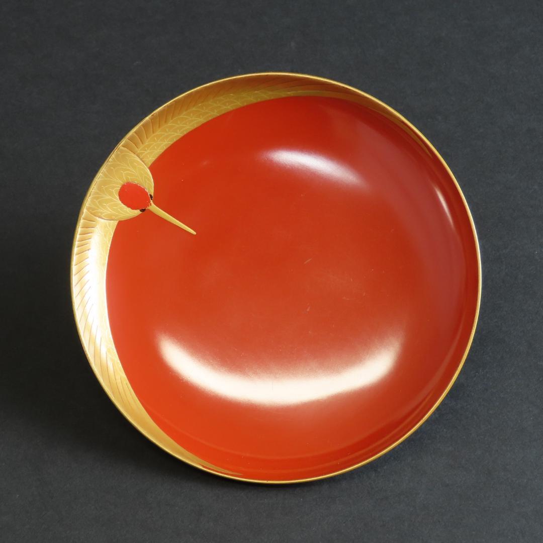 284 美品 上手物 極上蒔絵 祝酒盃 萬代鶴亀図 江戸時代/酒器 輪島塗漆器