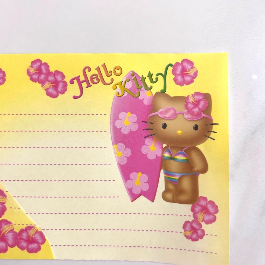 ハローキティ バラメモ メモ帳 日焼け サーフィン ハイビスカス 平成