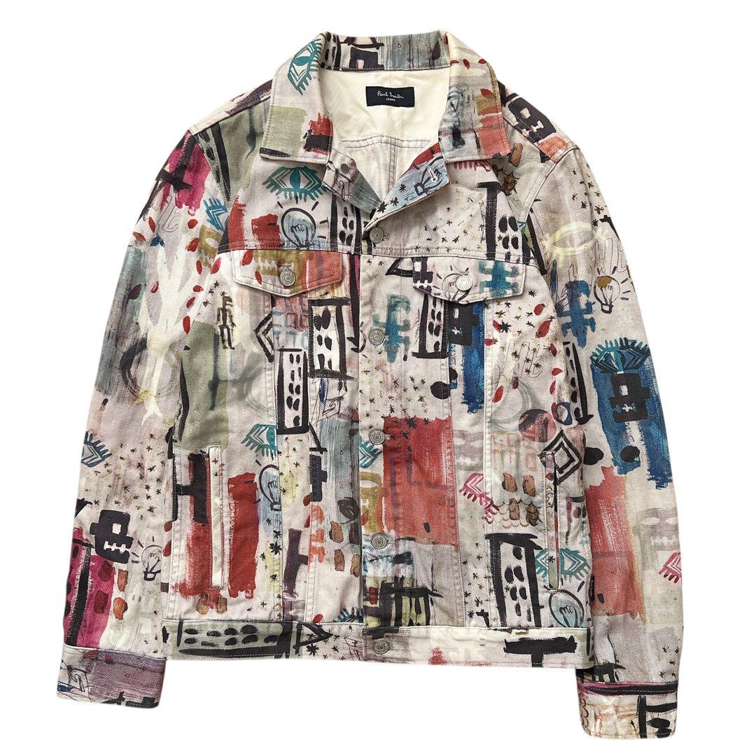 Paul Smith jeans　バスキア　ペイントジャケット　L