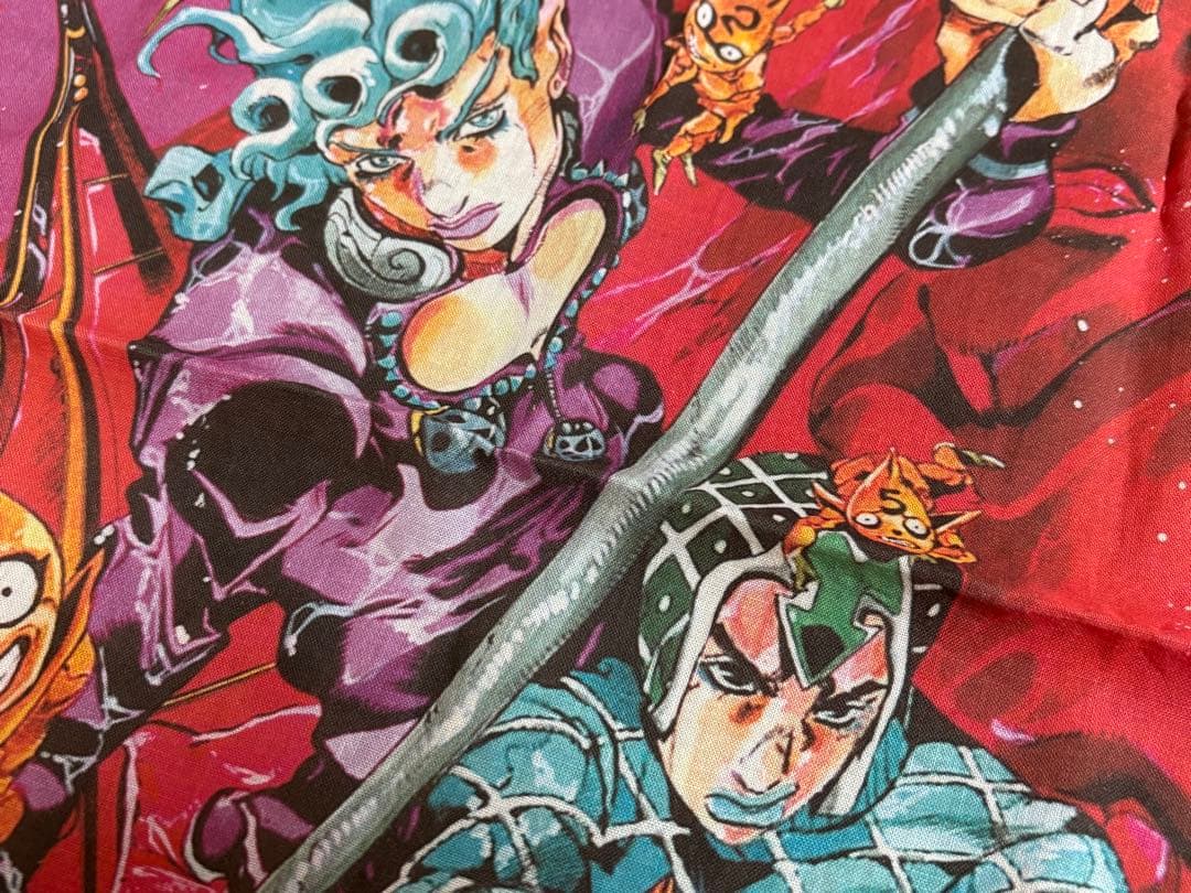 PS2 ジョジョの奇妙な冒険　黄金の旋風　特典　ハンカチ