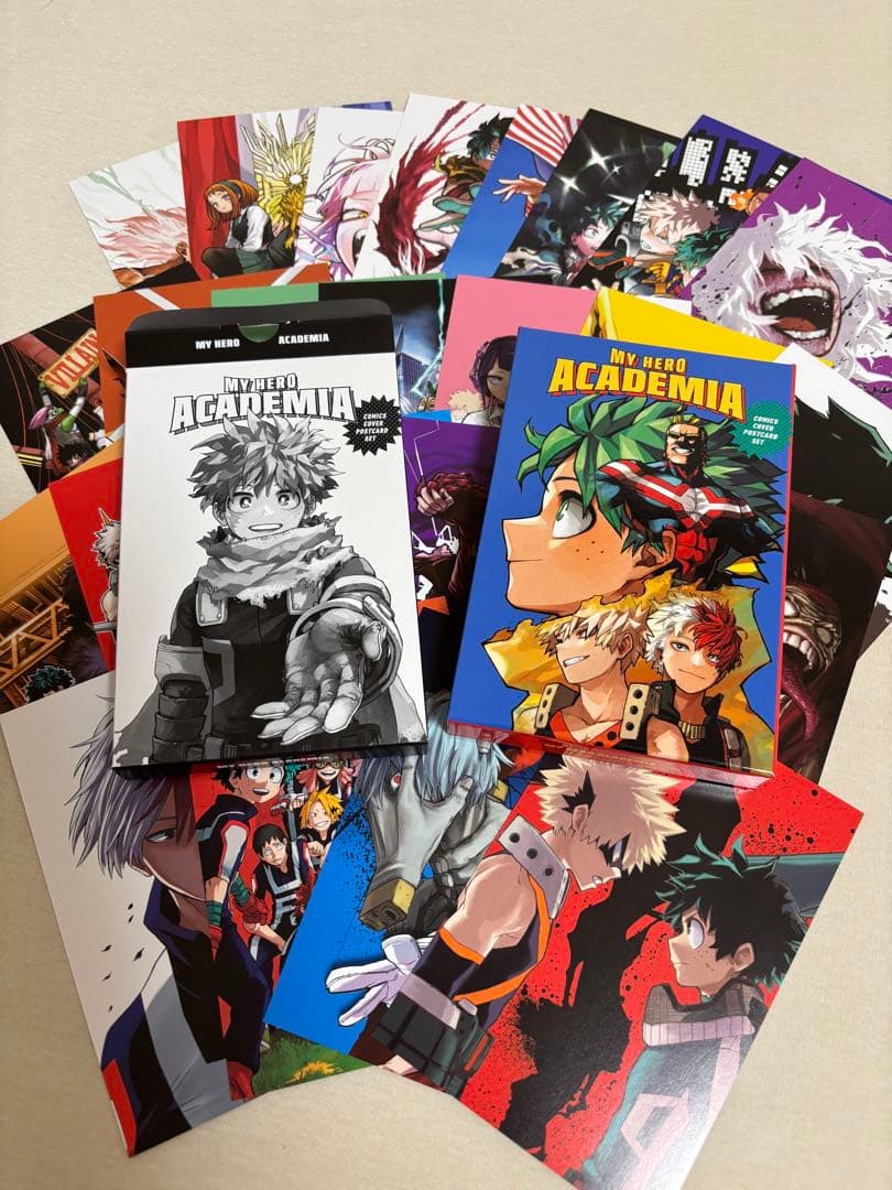 僕のヒーローアカデミア 原画展 三方背ケース入りポストカードセット