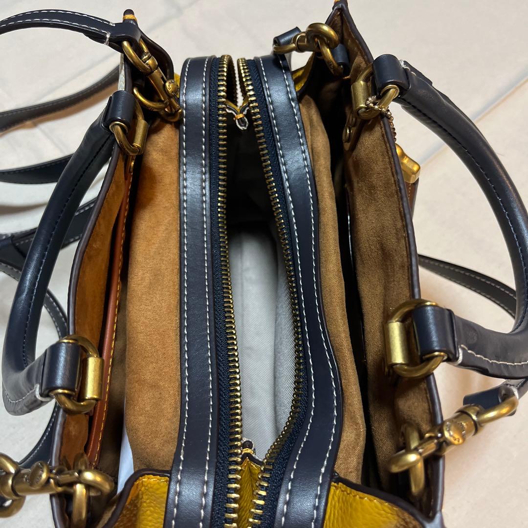 COACH ディズニーコラボ ローグ25 3way ショルダー ハンドバッグ