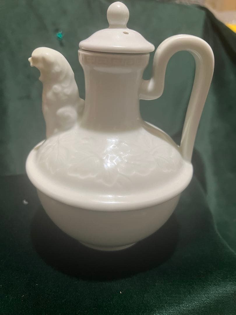 中国 骨董 酒器 水差し シノワズリー 獅子 匿名配送 - メルカリ