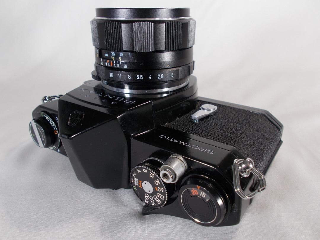 フィルムカメラ 整備済 Pentax SP + レンズ f/1.8 P207