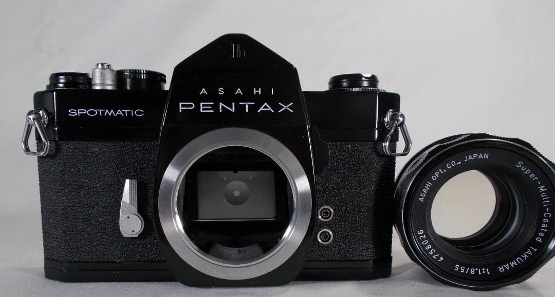 フィルムカメラ 整備済 Pentax SP + レンズ f/1.8 P207