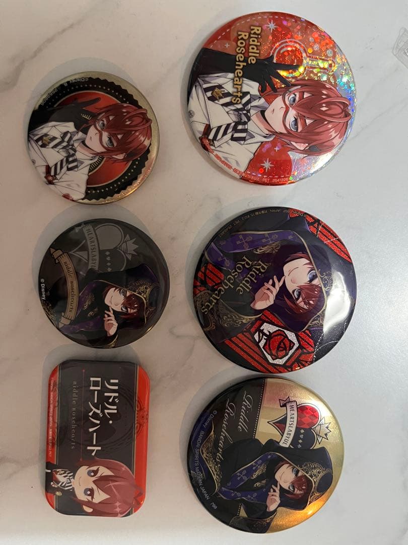 リドル・ローズハート 缶バッジ 6個セット - メルカリ
