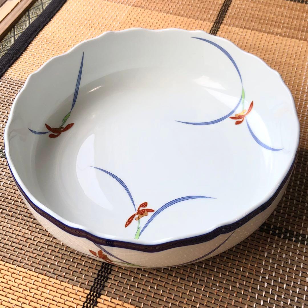 1766 香蘭社かぶら深大皿24cm 未使用