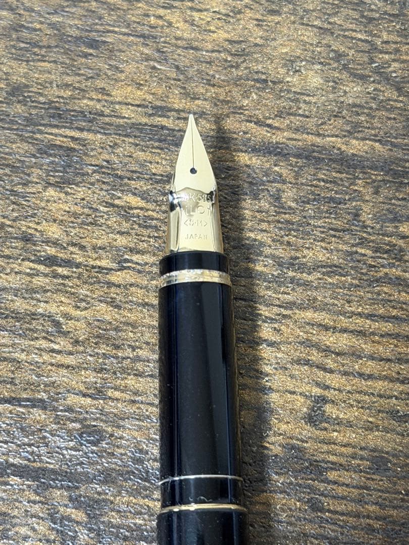 筆記確認＆洗浄済　 グランダム　 エラボー SMニブ　軟中字　14金　万年筆