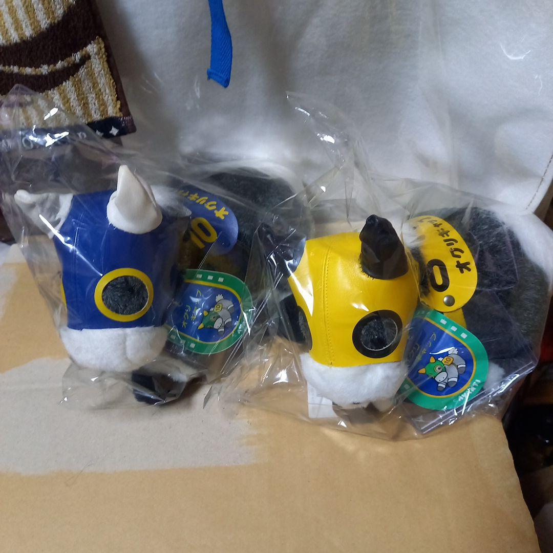 競馬ぬいぐるみ《オグリキャップ号初期版２頭セットSサイズ》