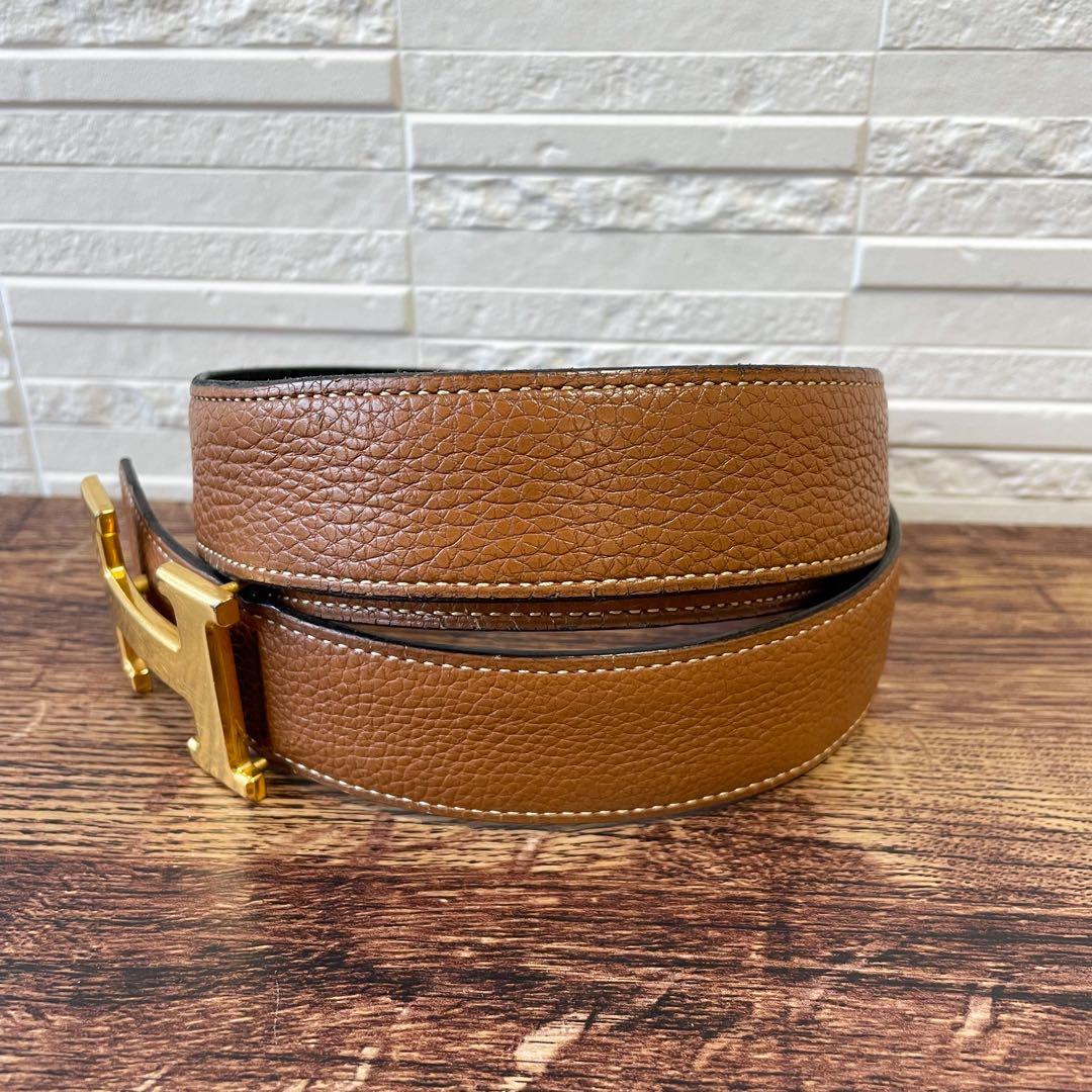 エルメス レザー コンスタンス Hバックル ゴールド金具 ベルト