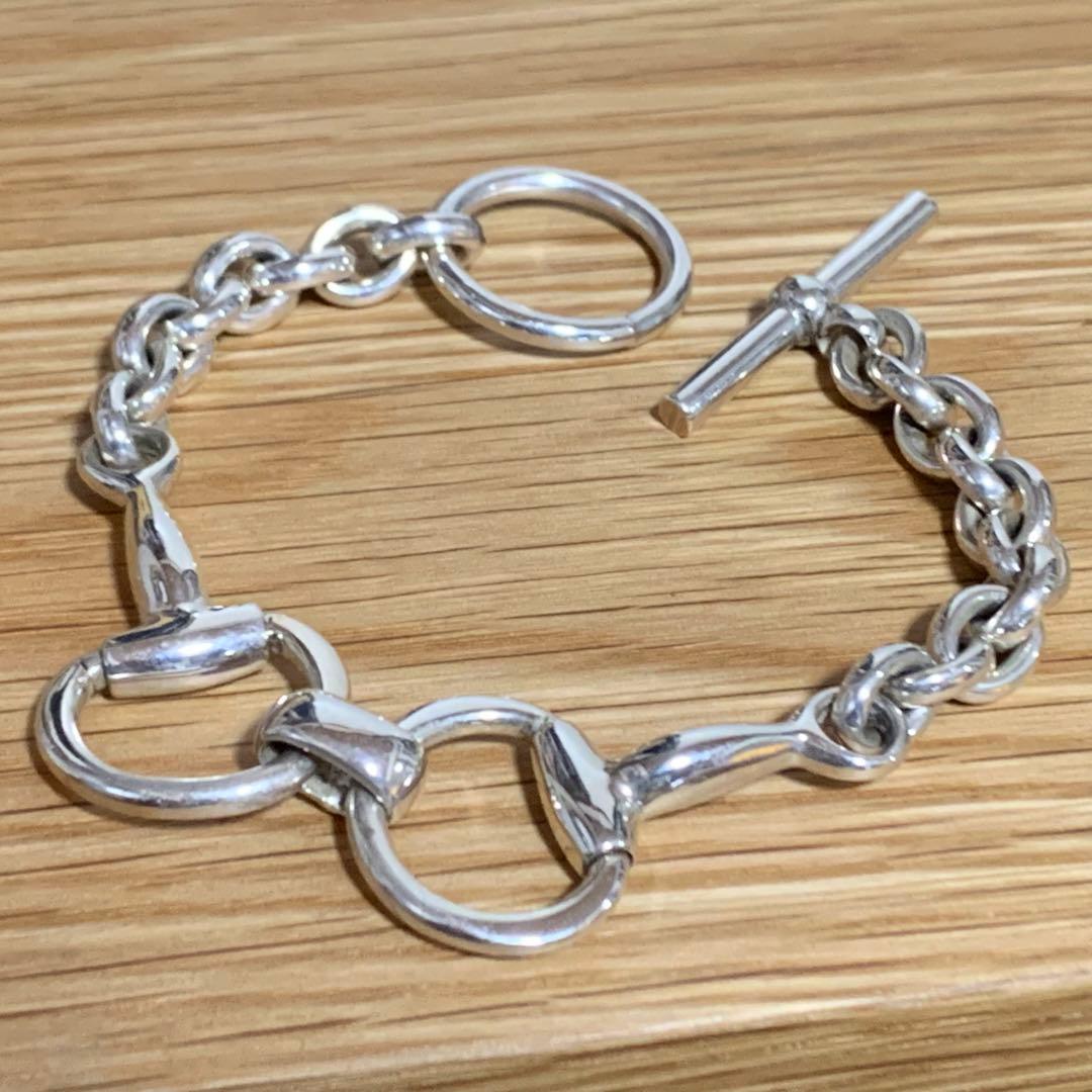 LAVERラバー CENTER BIT CHAIN T BAR ブレスレット