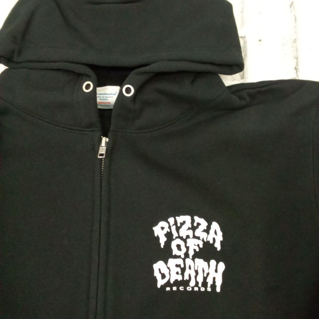 Pizza of Death ジップアップパーカー ブラックM - メルカリ
