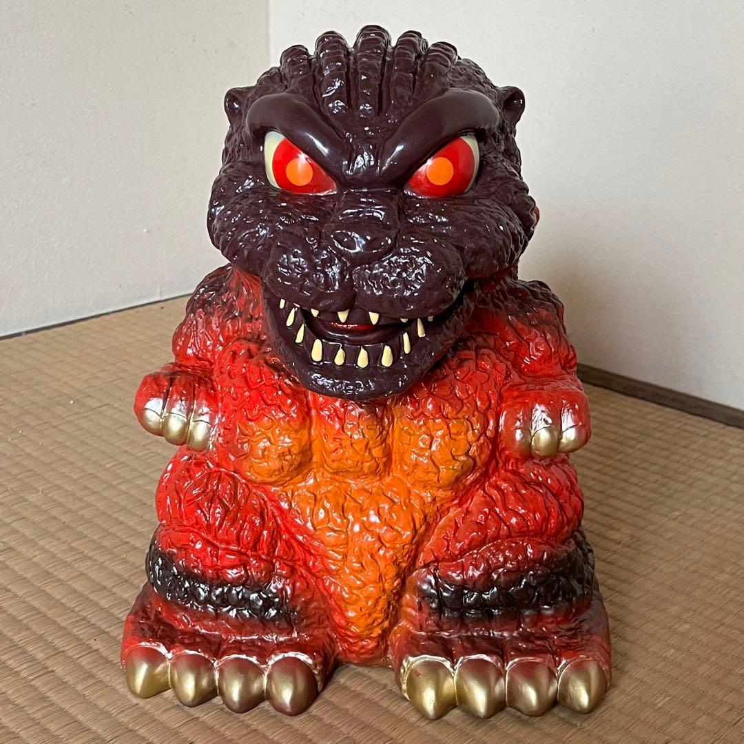 ありがとうございました！ユタカ バーニングゴジラ でっかい貯金箱 限定