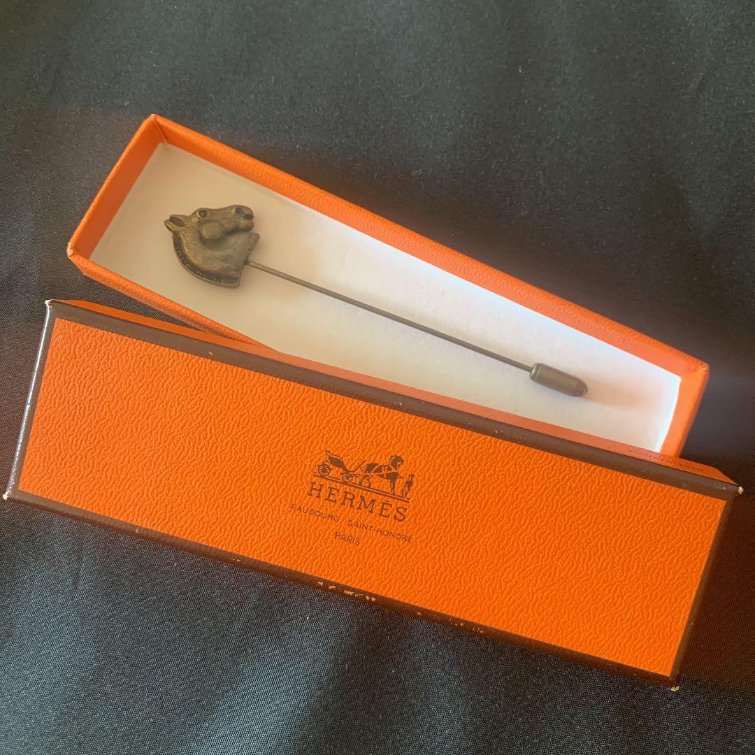 極美品】HERMES ブローチ BIJOUTERIE FANTAISIE