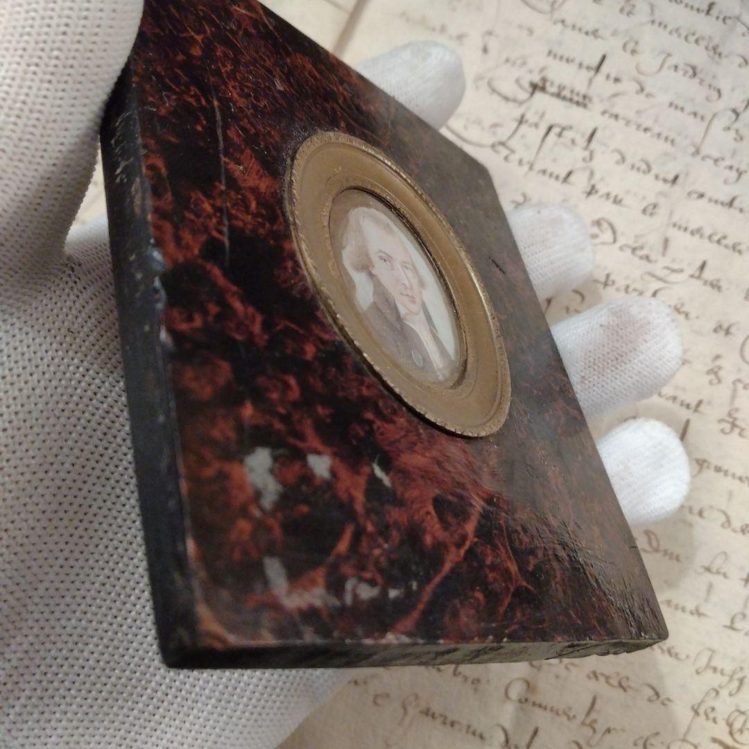 お値下げ　ミニアチュール　男性　　フランス革命？