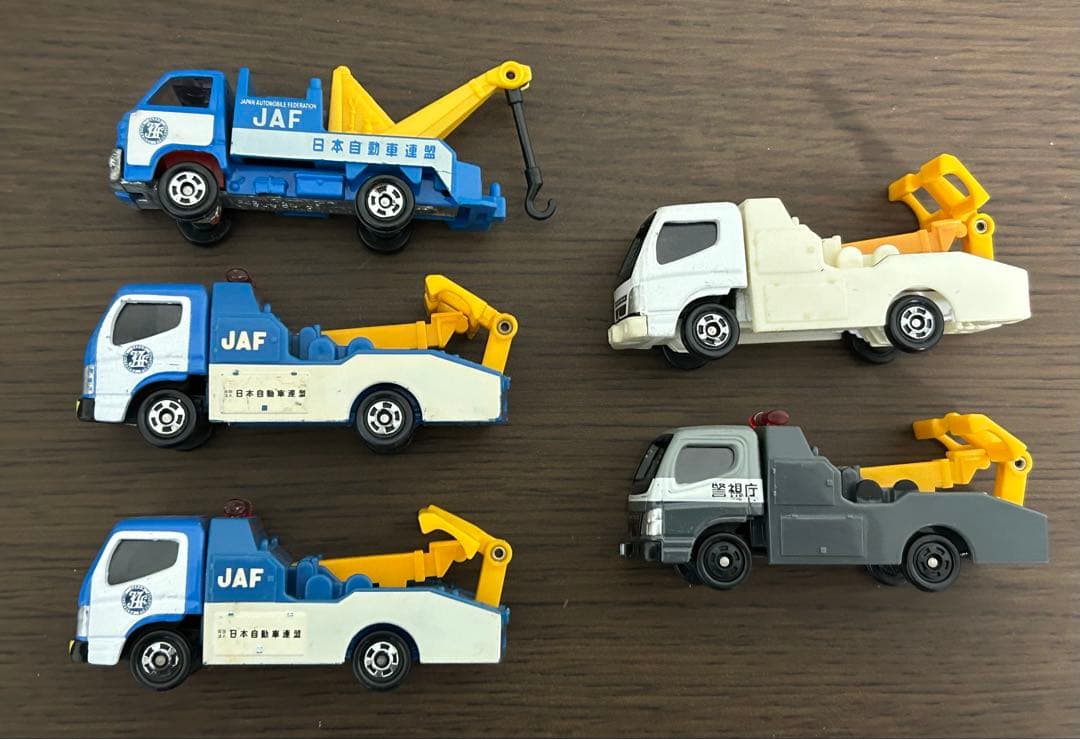 トミカ 三菱 キャンター レッカー車 5台セット