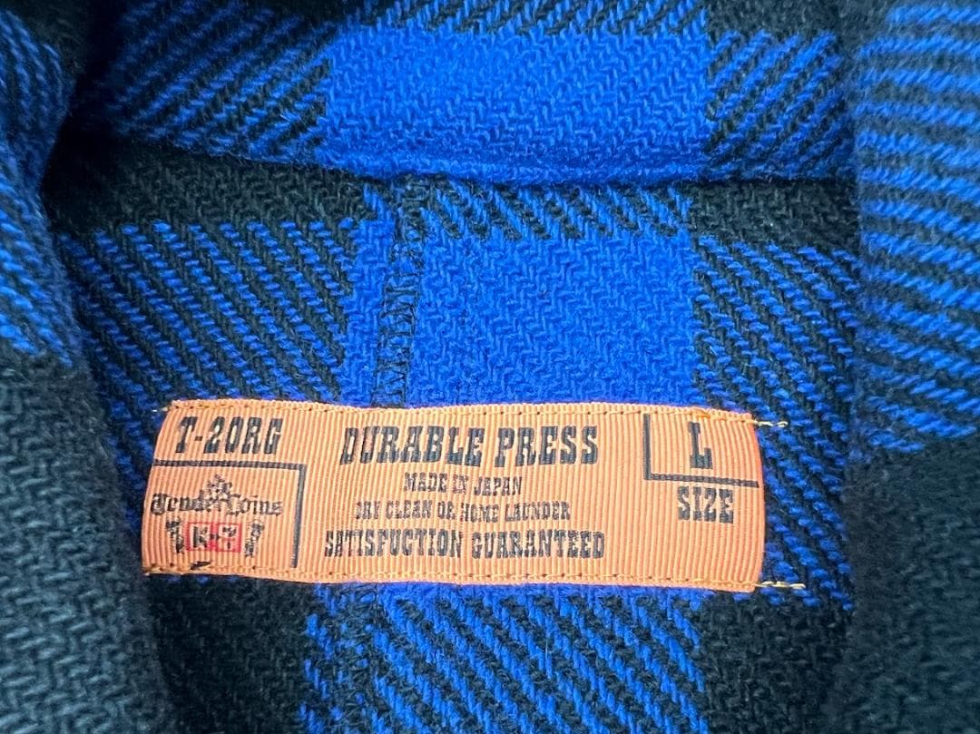 TENDERLOIN テンダーロイン バッファロー チェック ジャケット ブルー