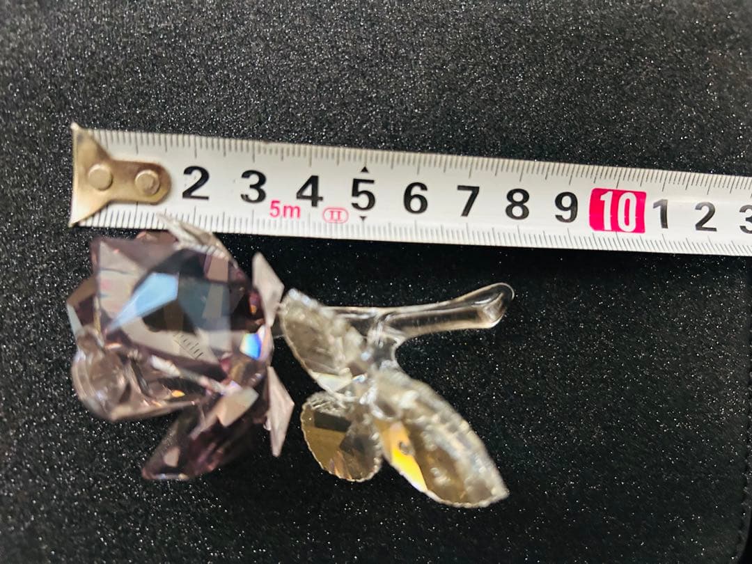 Victorian_k様専用 スワロフスキー ローズ ガラス製置物