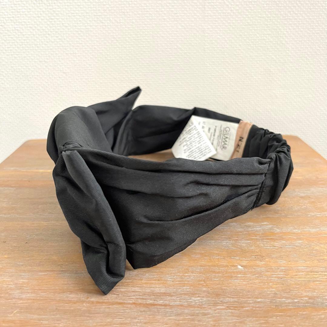 【美品♡かわいい】N°21 ヌメロベントゥーノ❤︎リボン付きブラックヘアバンド