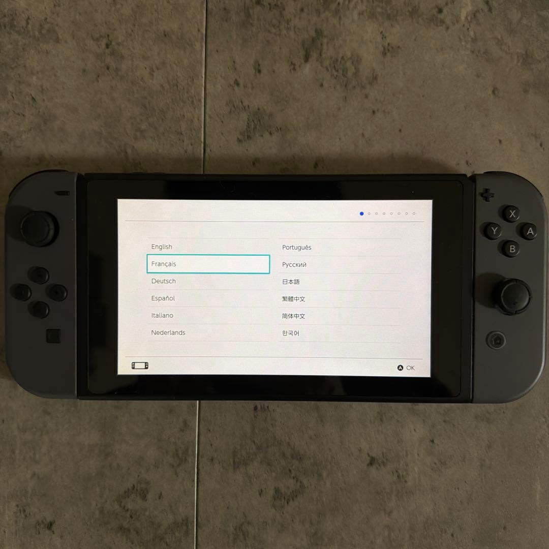 【絵美】Nintendo Switch 本体 グレー Joy-Con付き