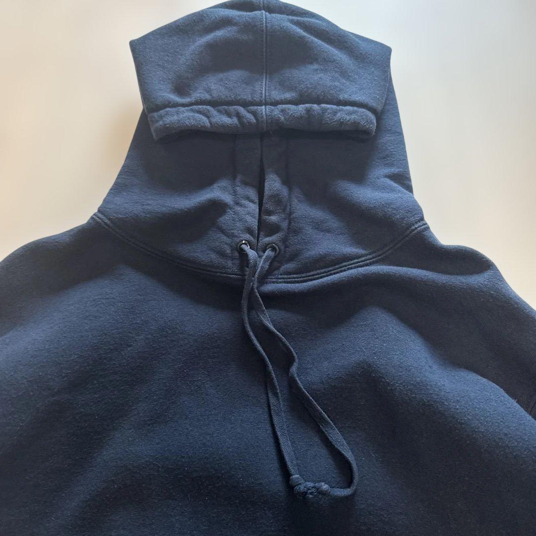 SUPREME ネイビー フード付きパーカー