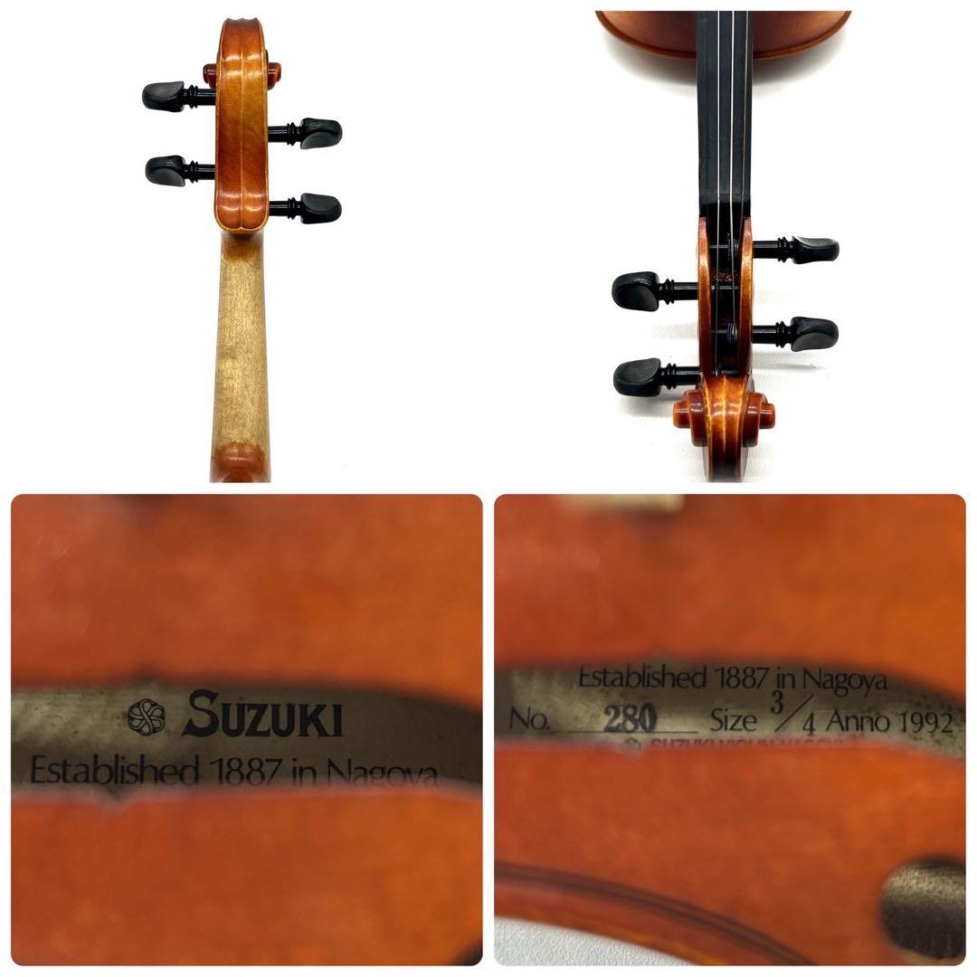 SUZUKI スズキ バイオリン No.280 3/4 1992年製