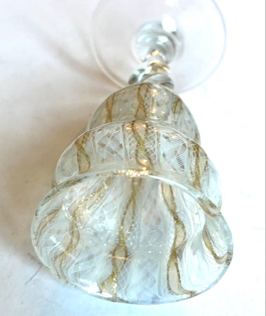 アンティーク ベネチアングラス ムラノ レース 16