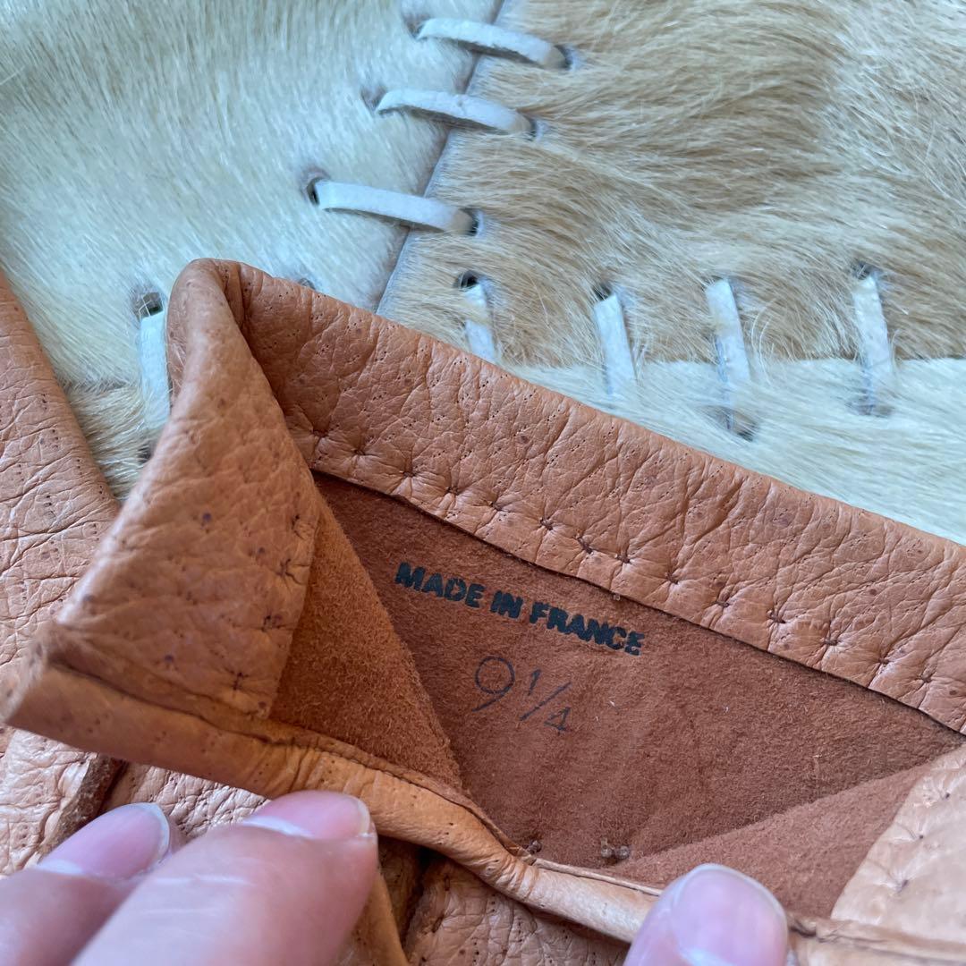 m*e様 中古 ペッカリー グローブ made in France 革 手袋 - メルカリ