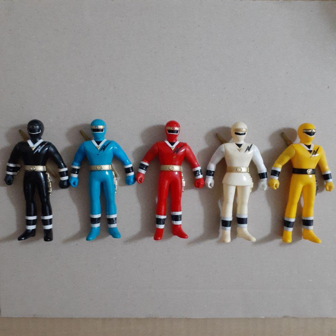 カクレンジャー5セット 忍者戦隊カクレンジャー ソフビフィギュア