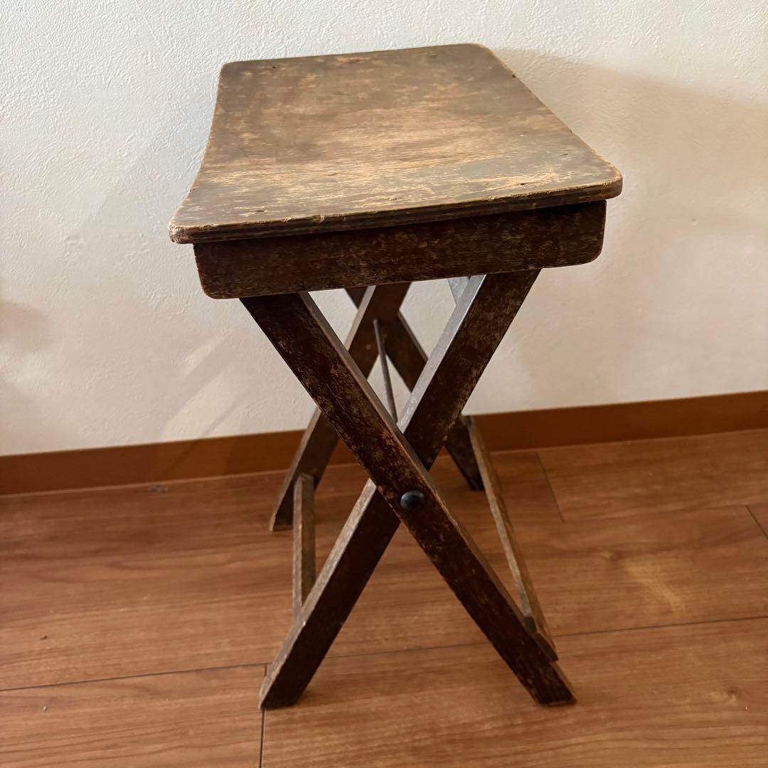 希少　ヴィンテージ RICCAR リッカー　折りたたみスツール　椅子　ミシン