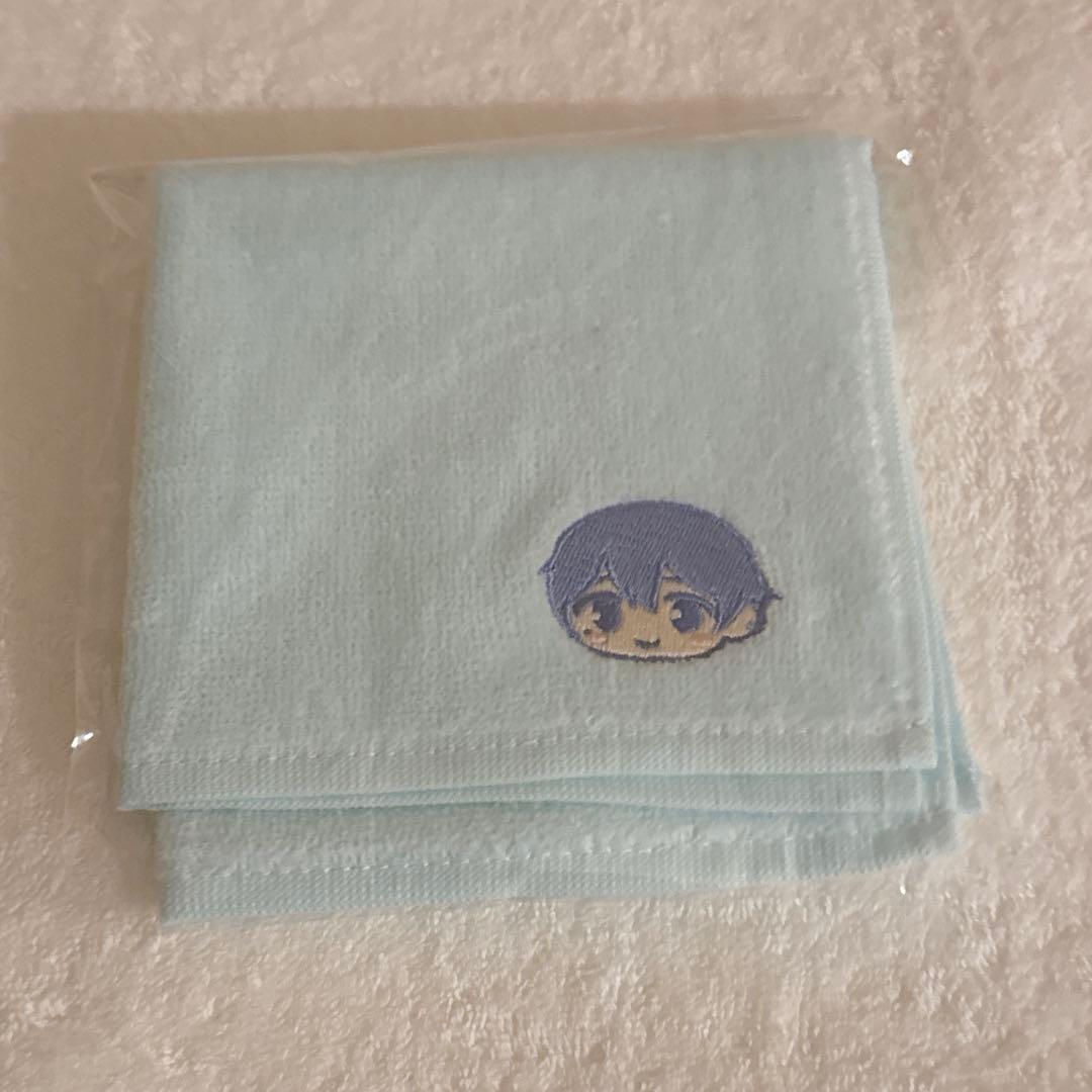 二條ひらめ ぬいぐるみ化 クラファン お礼 ハンカチ ハンドタオル