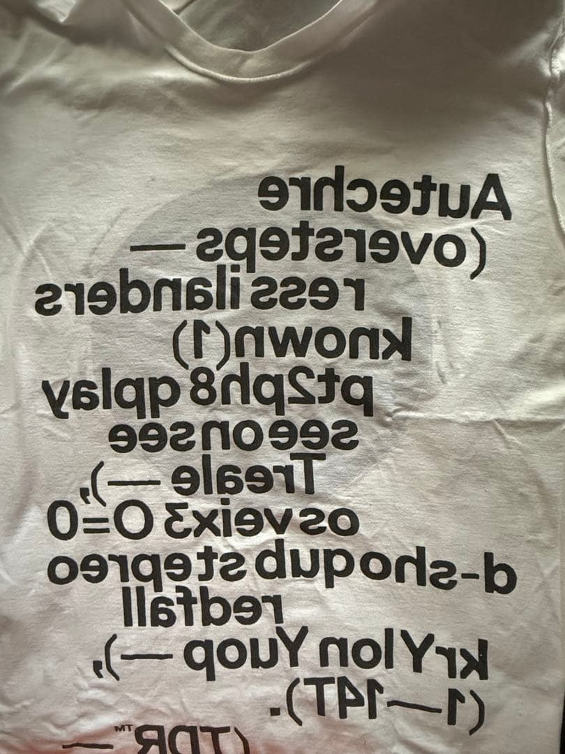 L*e様 Autechre Oversteps Tシャツ