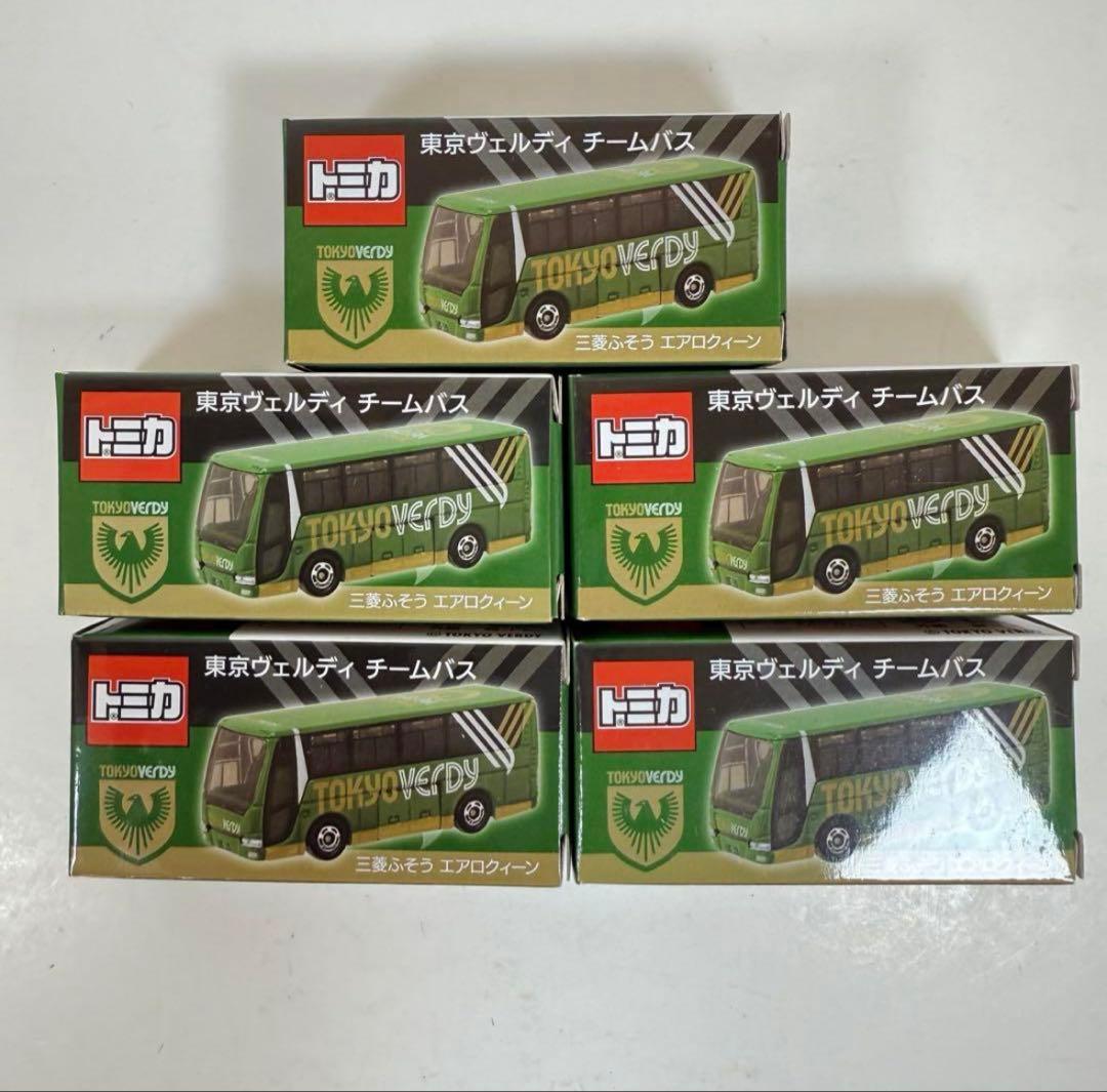 トミカ 東京ヴェルディ チームバス 5個セット 新品 未使用】 トミカ