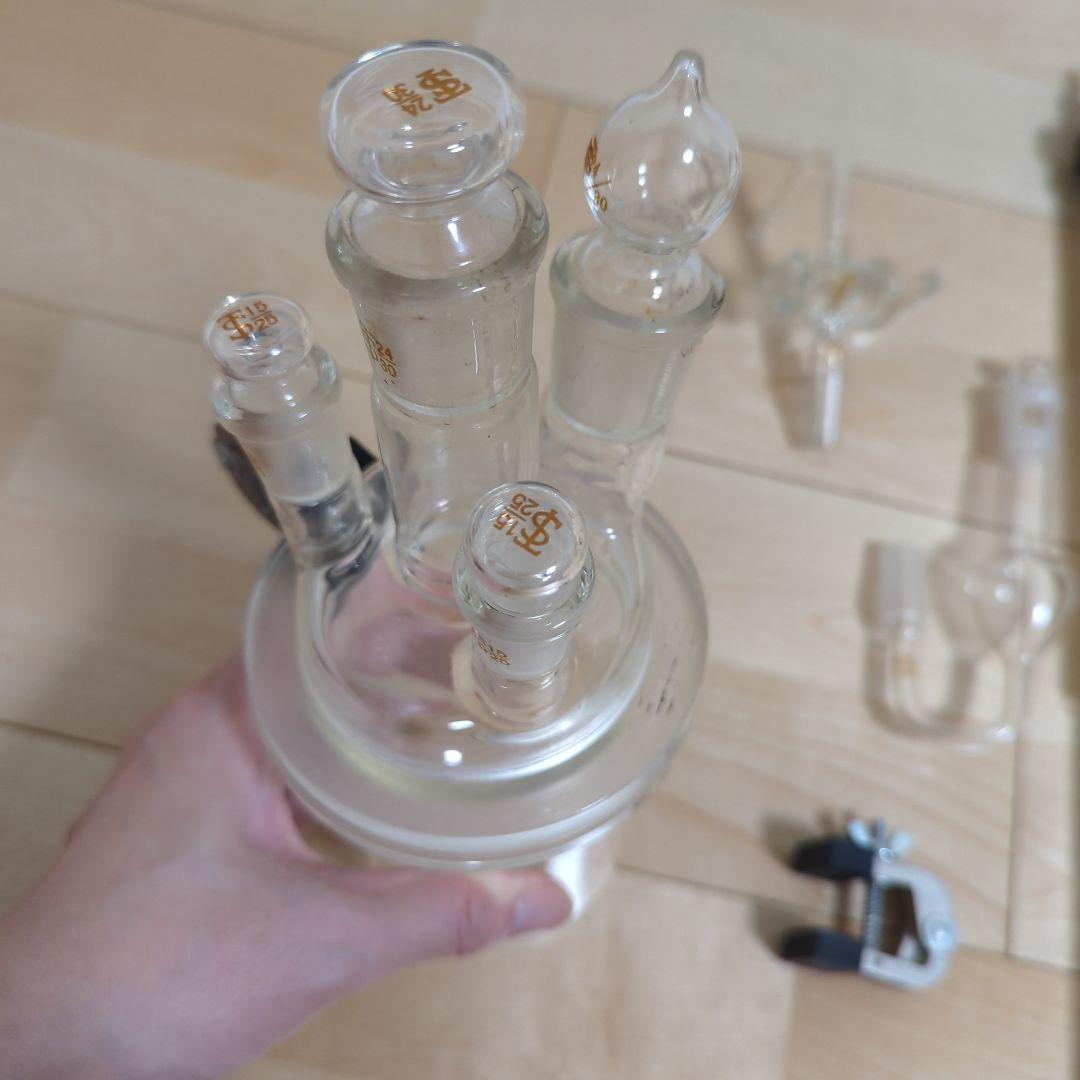 美品 化学 合成 実験 セパラブルフラスコ