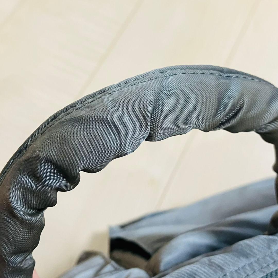 J*3様 美品【ポーター】タンカー★ブリーフケース☆シルバー グレー ナイロンバ