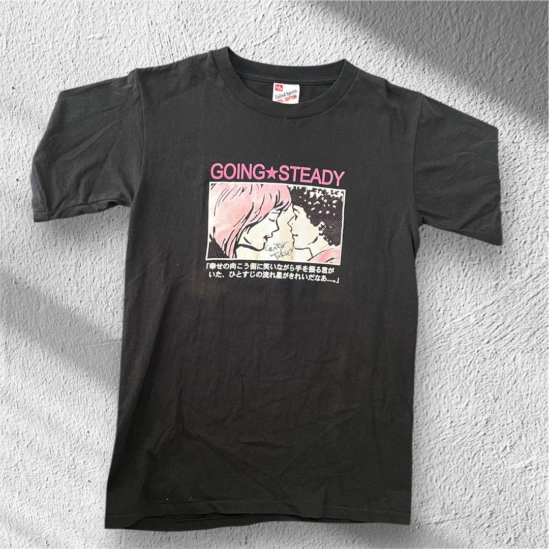 GOING☆STEADY グラフィックTシャツ ブラック