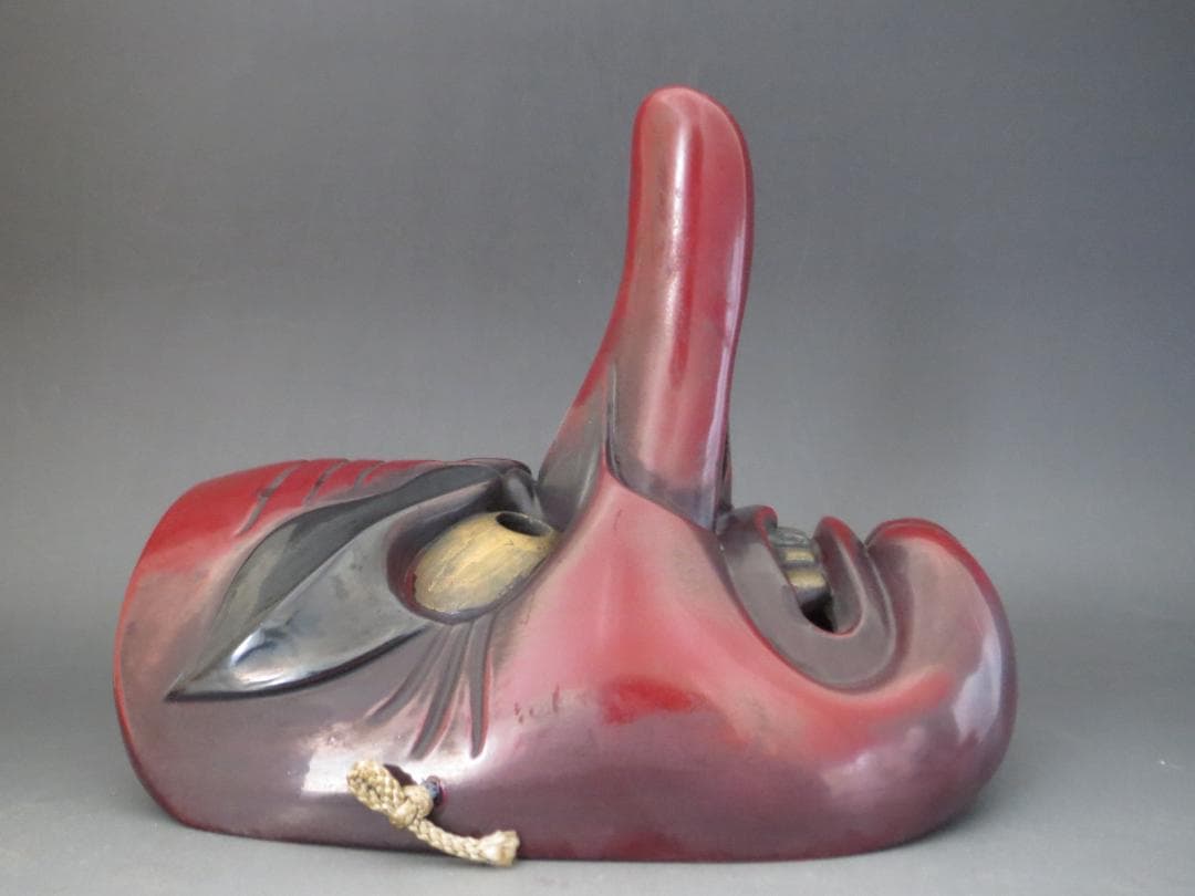 備中神楽 清己作 小天狗 お面 神楽面 能面 能楽 日本伝統工芸 備中